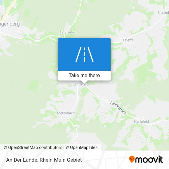 An Der Lande map