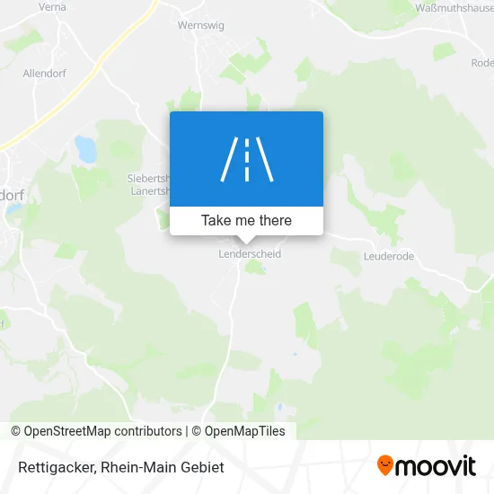 Rettigacker map