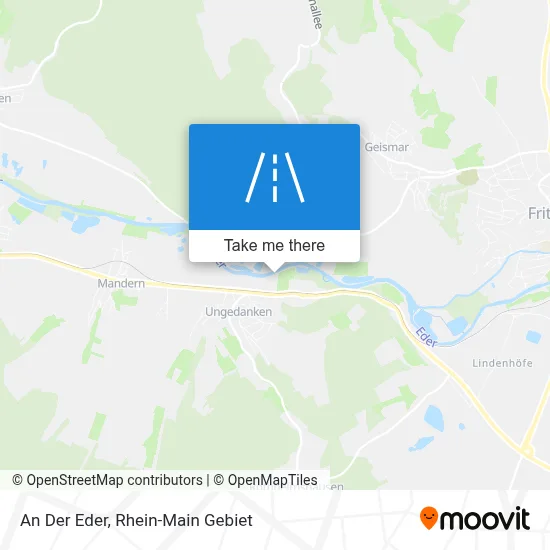 An Der Eder map