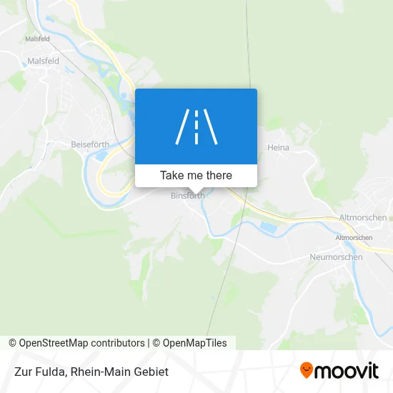 Zur Fulda map
