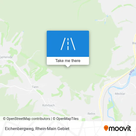 Eichenbergweg map