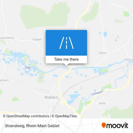 Strandweg map