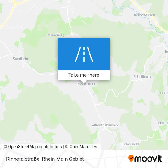 Rinnetalstraße map