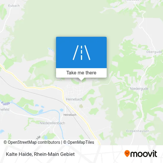 Kalte Haide map