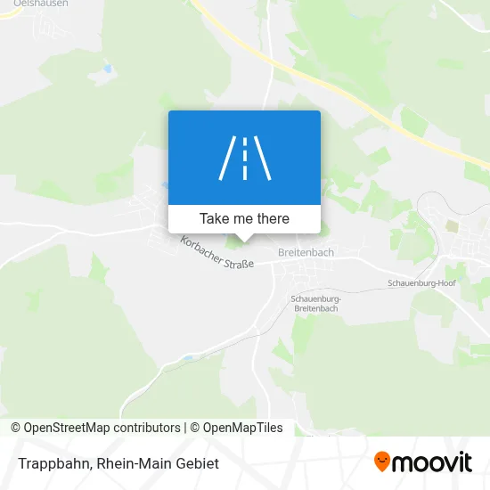 Trappbahn map