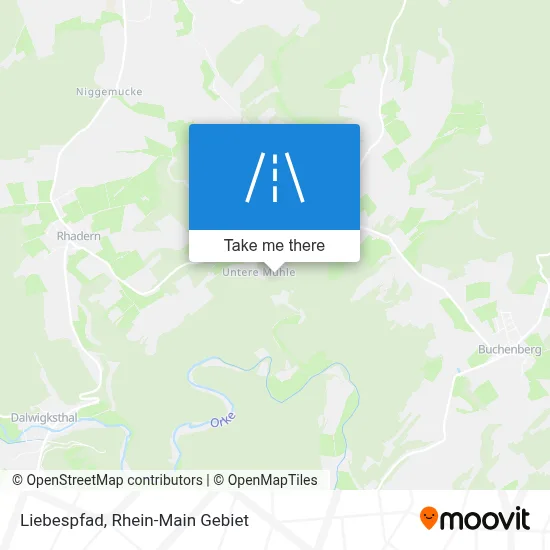 Liebespfad map