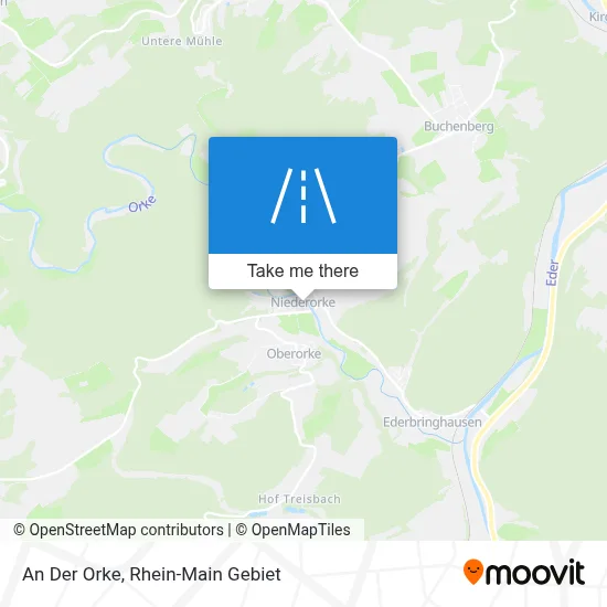 An Der Orke map