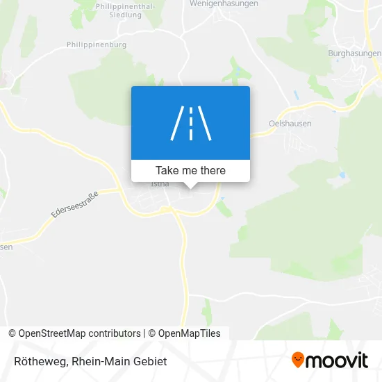Rötheweg map