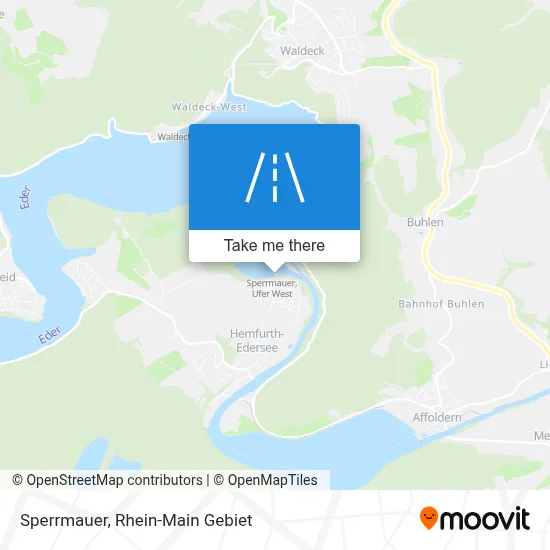 Sperrmauer map