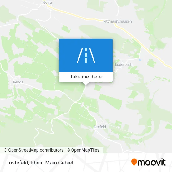 Lustefeld map