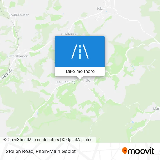 Stollenweg map