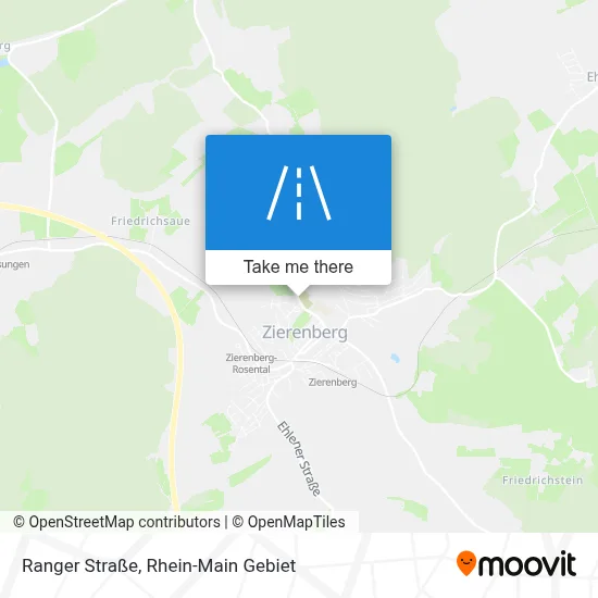 Ranger Straße map