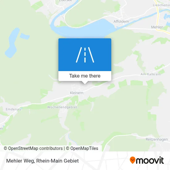 Mehler Weg map