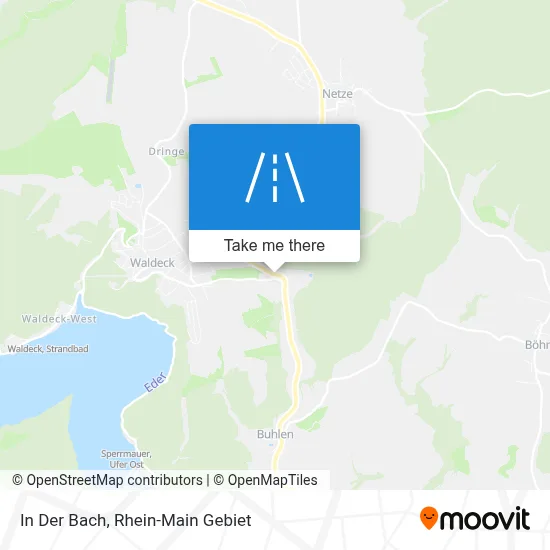In Der Bach map