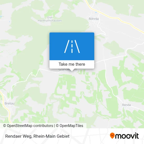 Rendaer Weg map