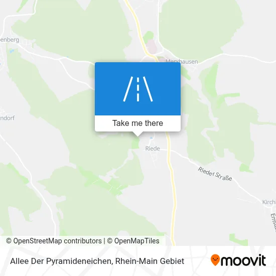 Allee Der Pyramideneichen map
