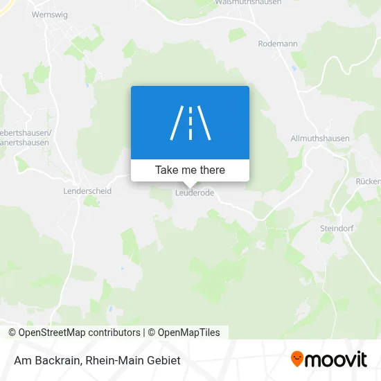 Am Backrain map