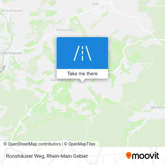 Ronshäuser Weg map
