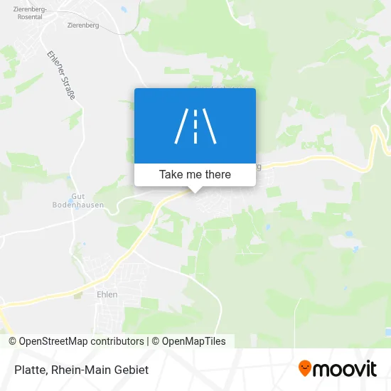 Platte map