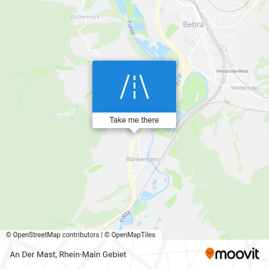 An Der Mast map