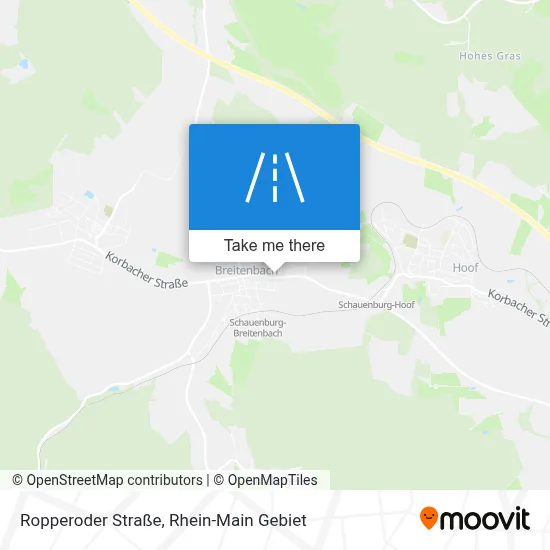 Ropperoder Straße map