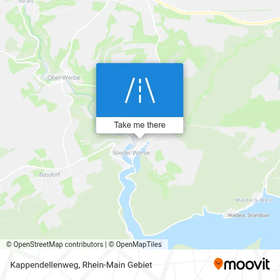 Kappendellenweg map