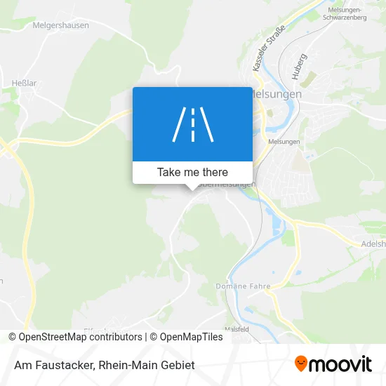 Am Faustacker map