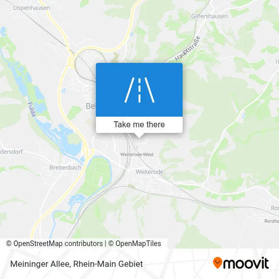 Meininger Allee map