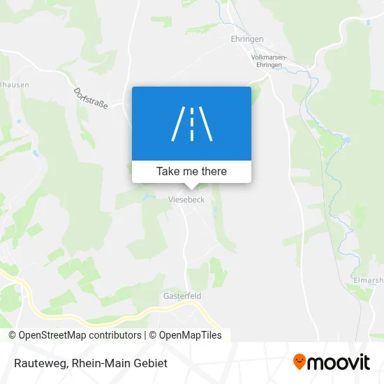 Rauteweg map
