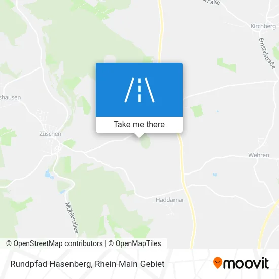 Rundpfad Hasenberg map