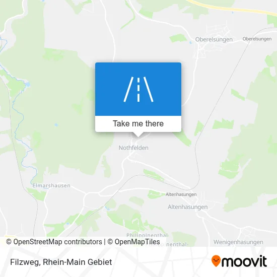 Filzweg map