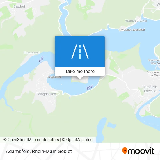 Adamsfeld map