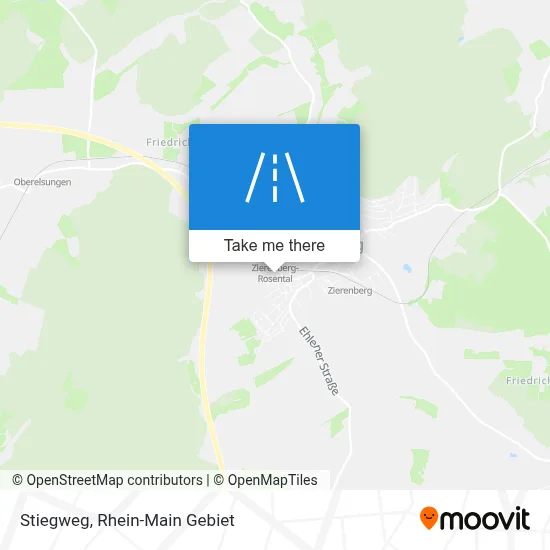 Stiegweg map