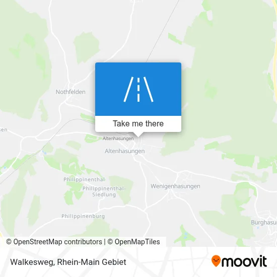 Walkesweg map