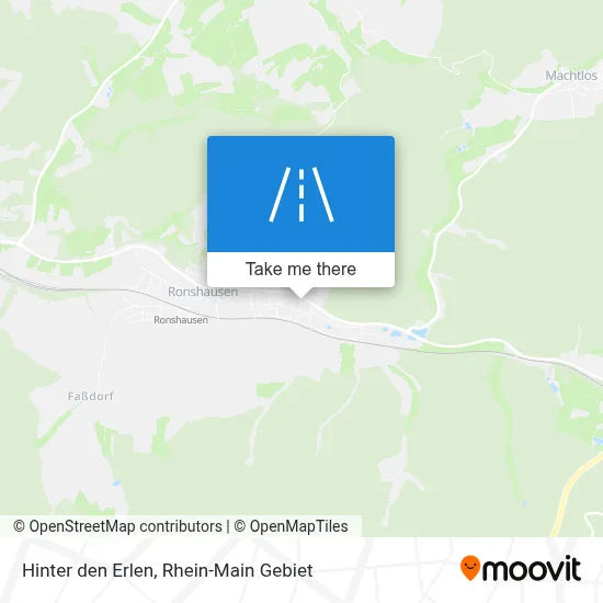 Hinter den Erlen map