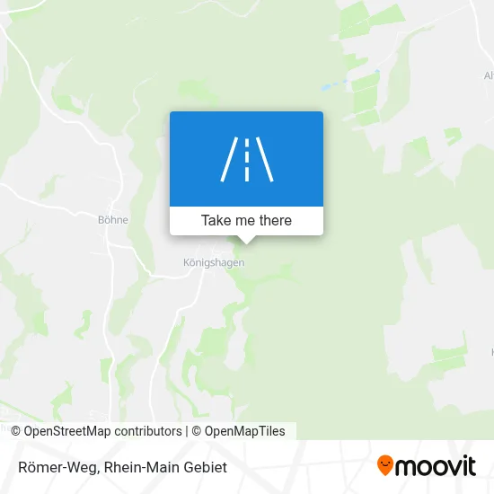 Römer-Weg map