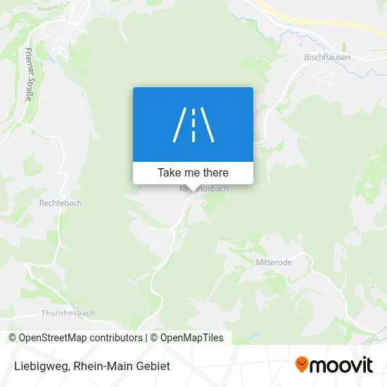 Liebigweg map