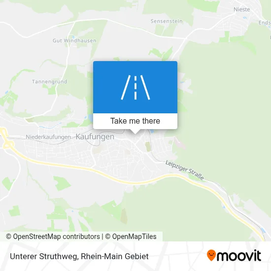 Unterer Struthweg map