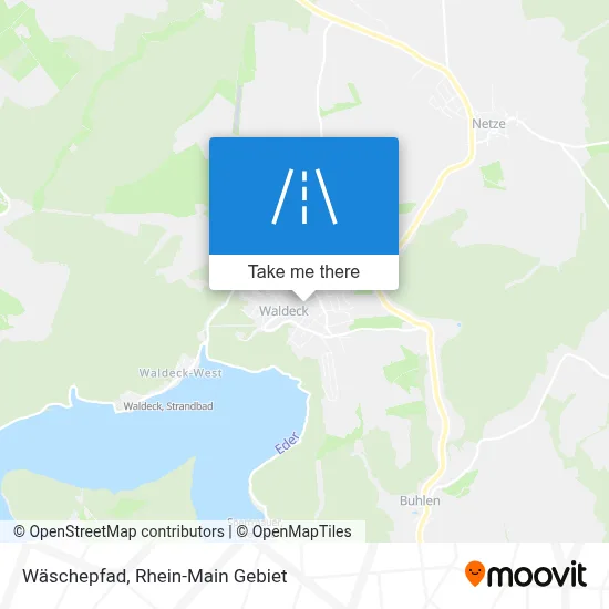 Wäschepfad map