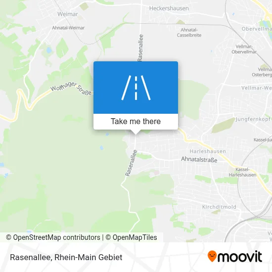 Rasenallee map