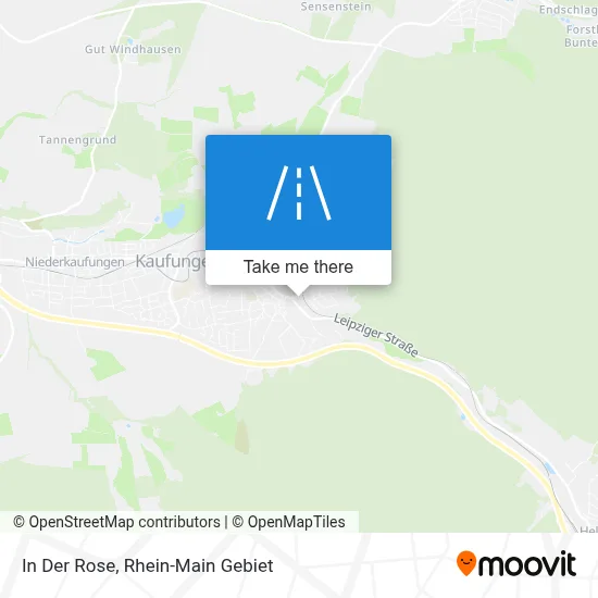 In Der Rose map