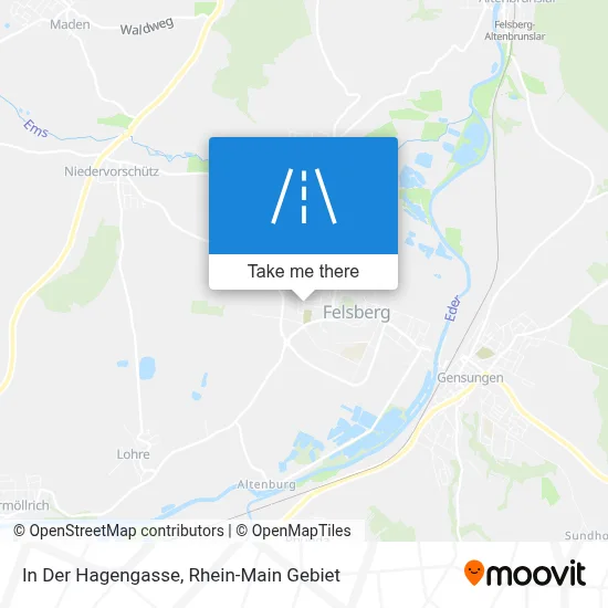 In Der Hagengasse map
