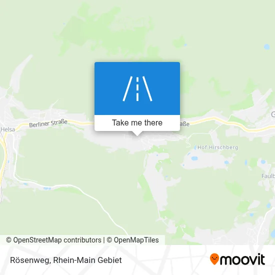Rösenweg map