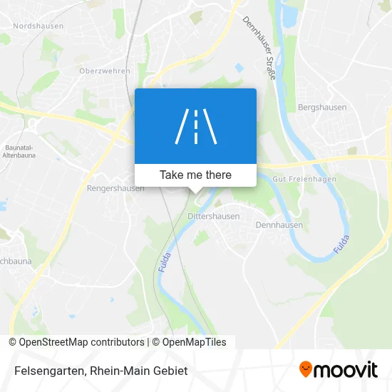 Felsengarten map
