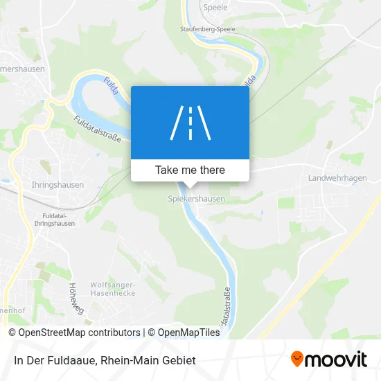 In Der Fuldaaue map
