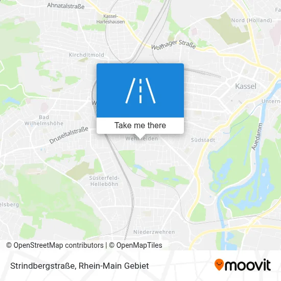 Strindbergstraße map