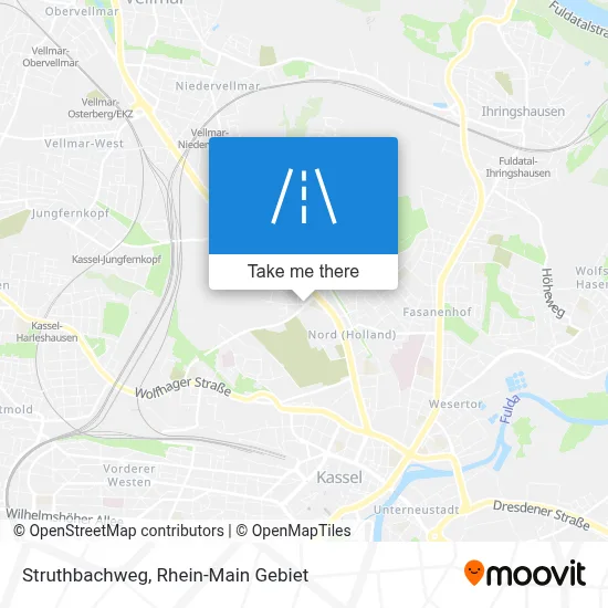 Struthbachweg map