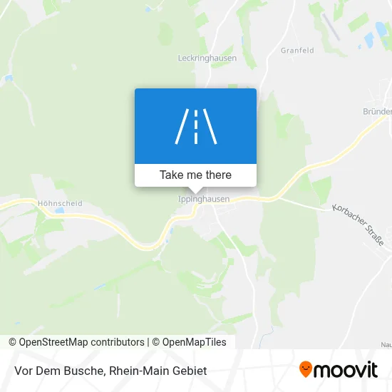 Vor Dem Busche map