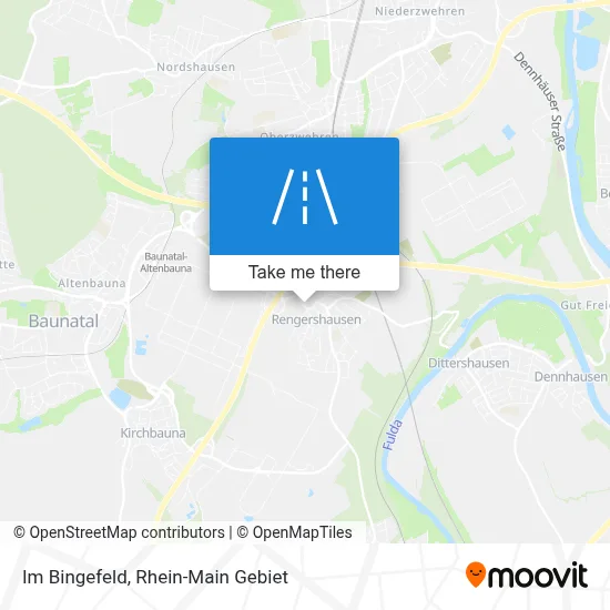 Im Bingefeld map