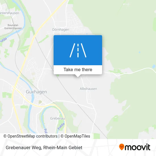 Grebenauer Weg map